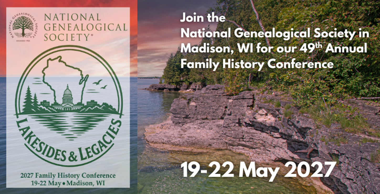 National Genealogy Society Conference 2027